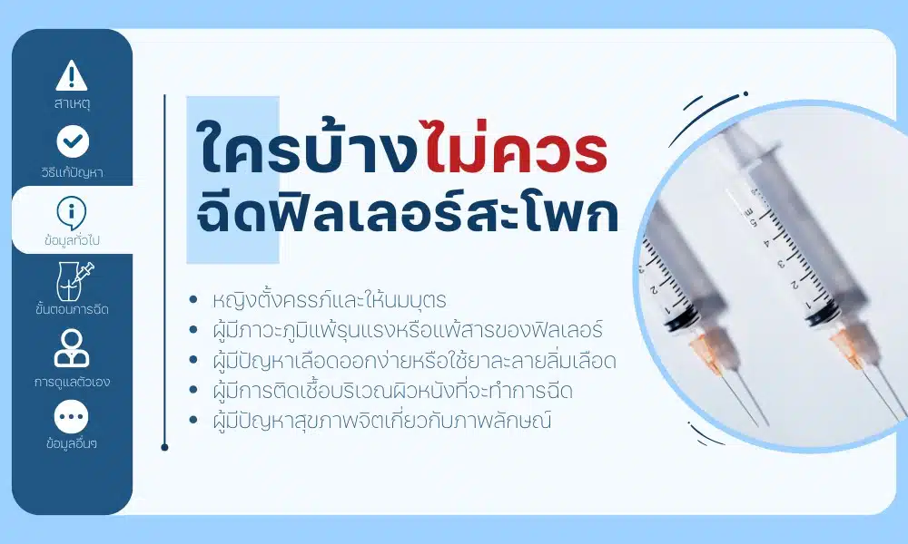 ใครบ้างไม่ควรฉีดฟิลเลอร์สะโพก