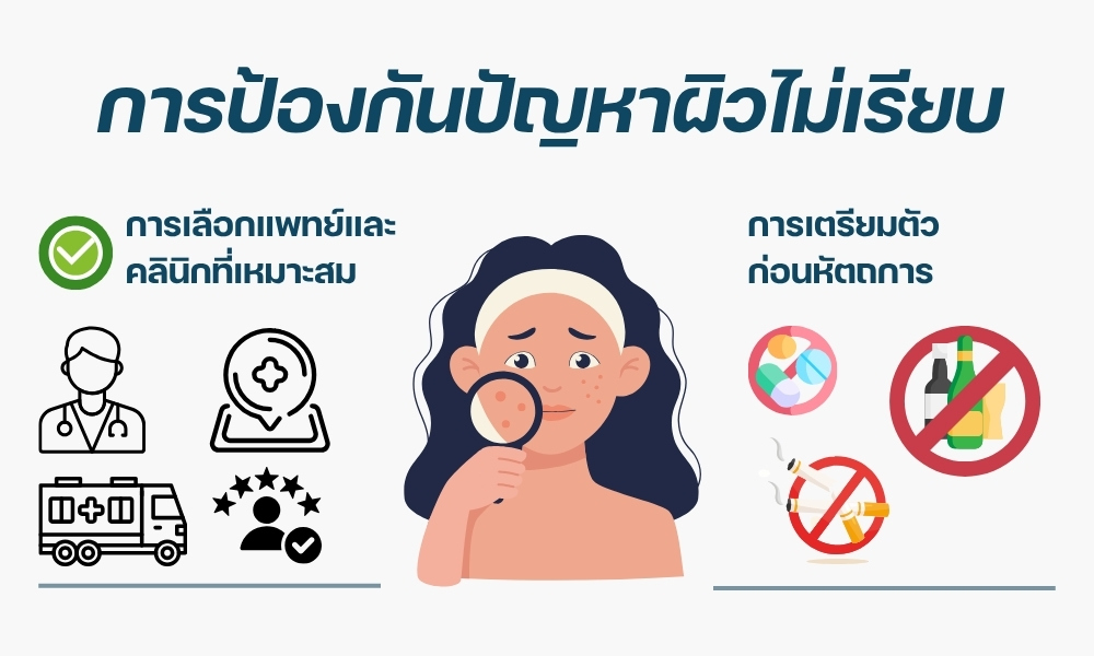 การป้องกันปัญหาผิวไม่เรียบ