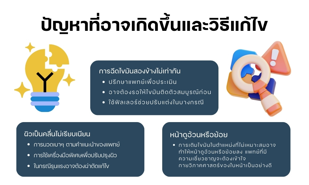 ปัญหาที่อาจเกิดขึ้นและวิธีแก้ไข