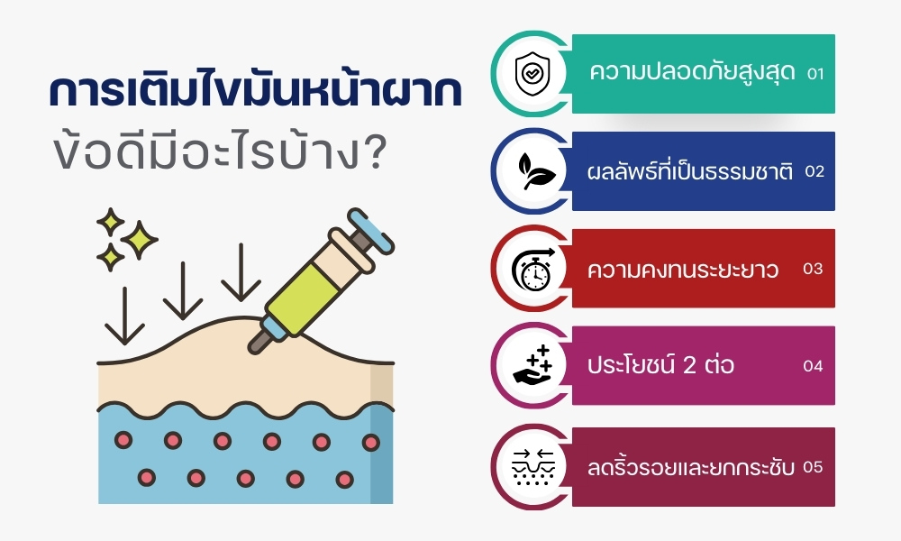 การเติมไขมันหน้าผาก ข้อดีมีอะไรบ้าง?
