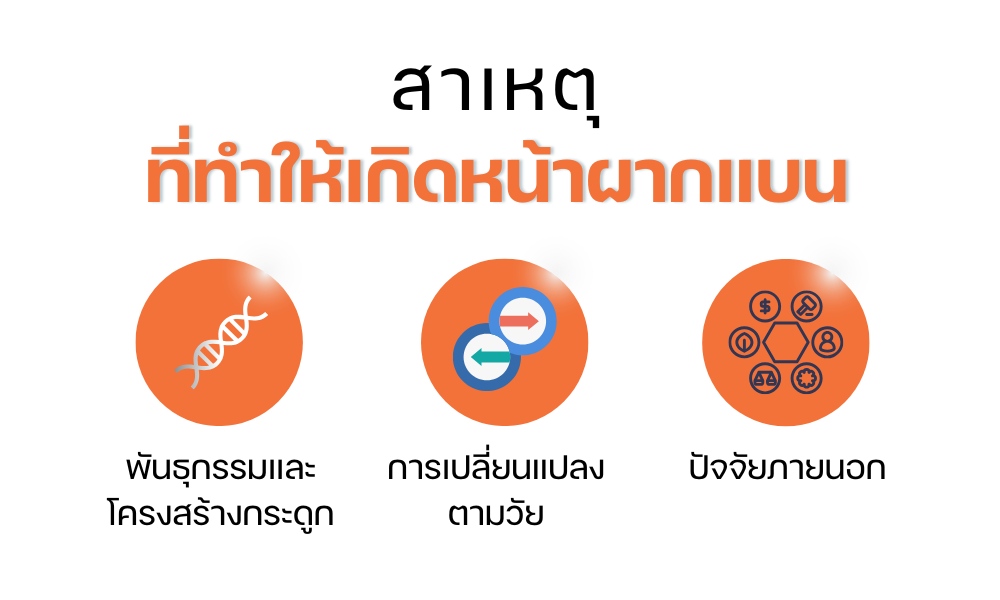 สาเหตุที่ทำให้เกิดหน้าผากแบน