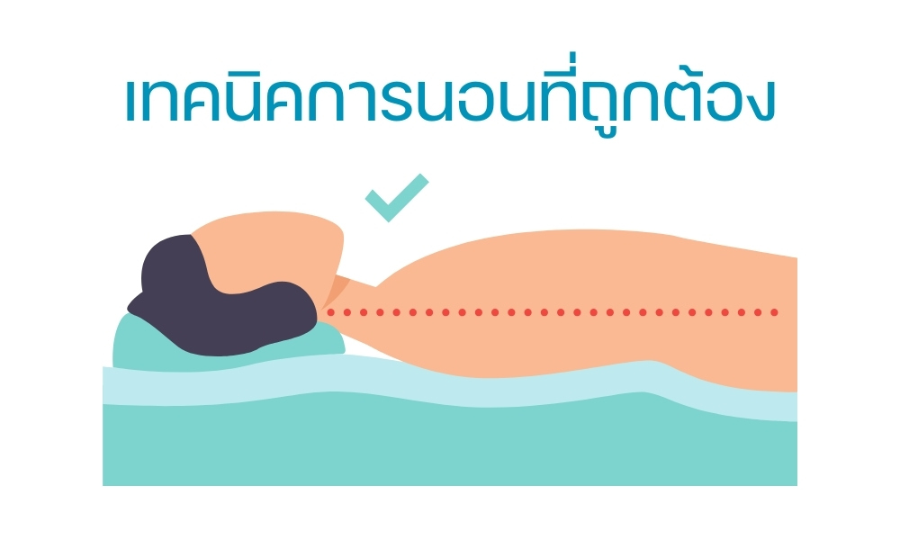 เทคนิคการนอนที่ถูกต้อง