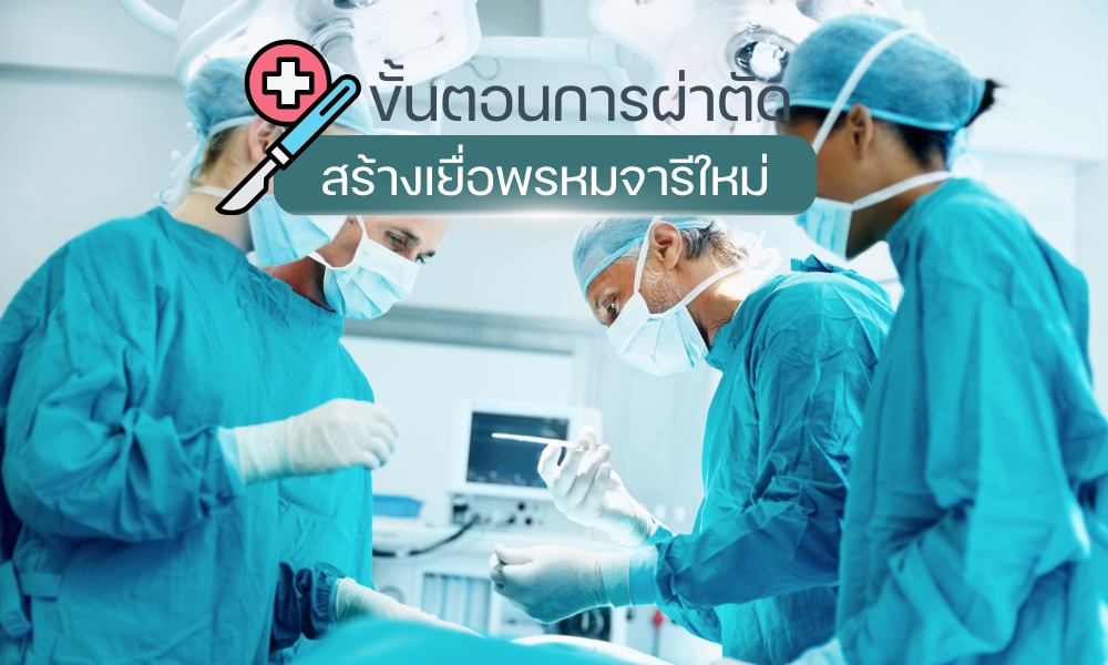 ขั้นตอนการผ่าตัดสร้างเยื่อพรหมจารีใหม่