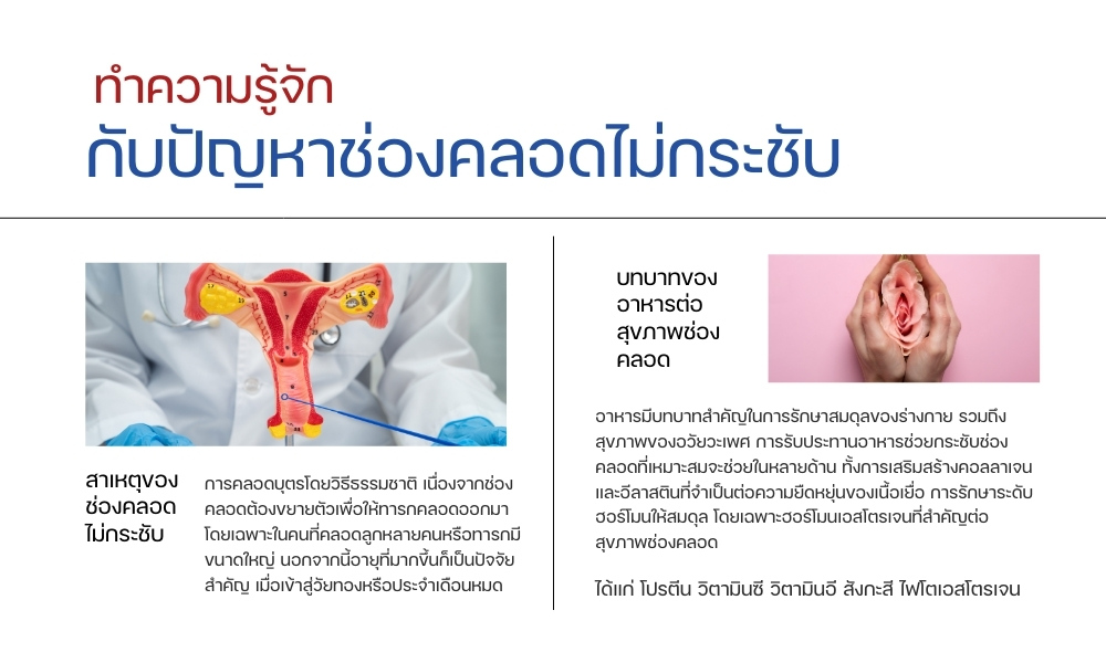 ทำความรู้จักกับปัญหาช่องคลอดไม่กระชับ